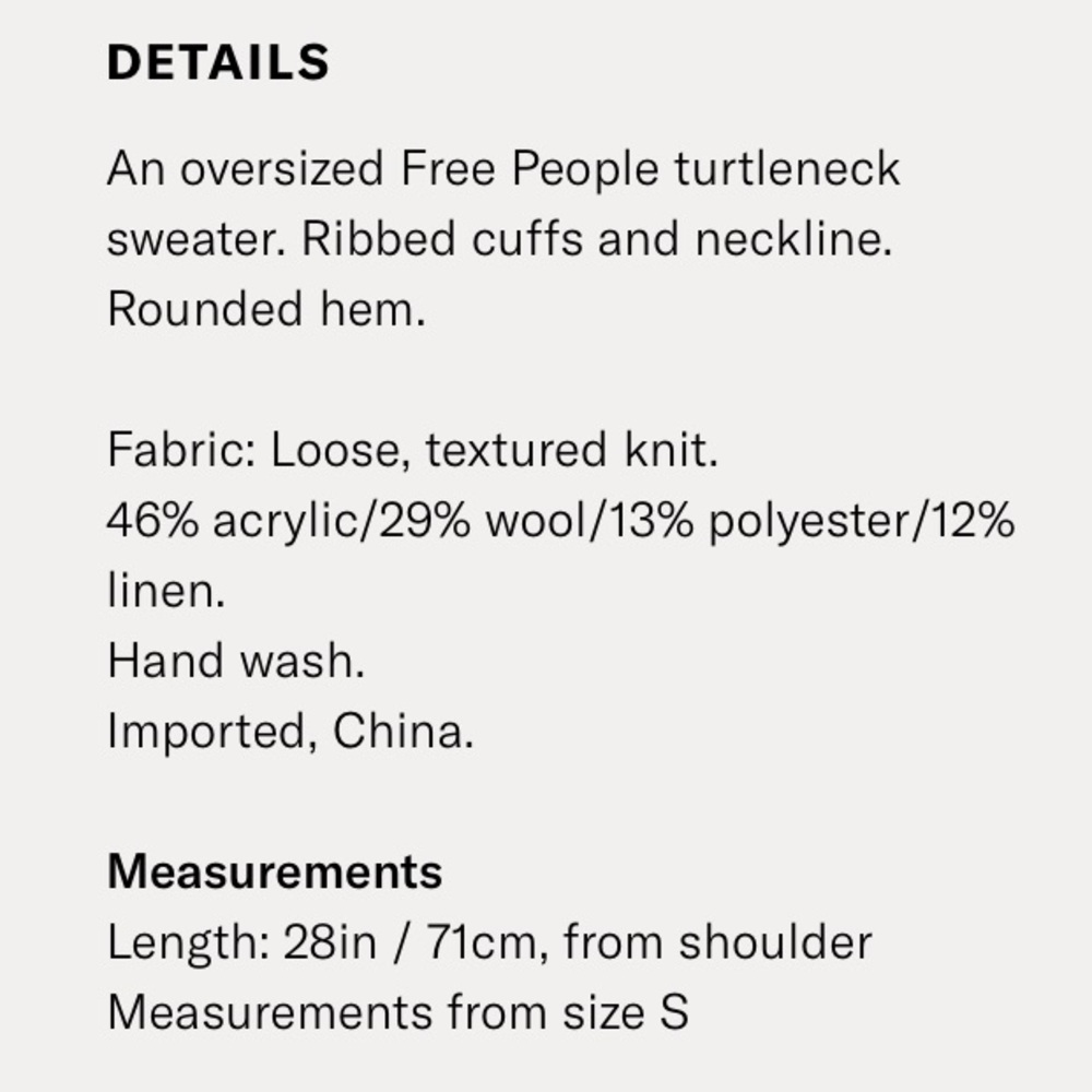 Free People Tweedy Wool Turtleneck Sweater - Picture 7 of 8